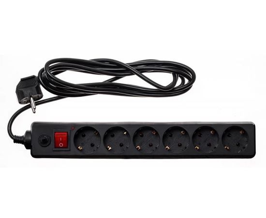  Сетевой фильтр Buro 600SH-16-3-B 3м (6 розеток) черный 