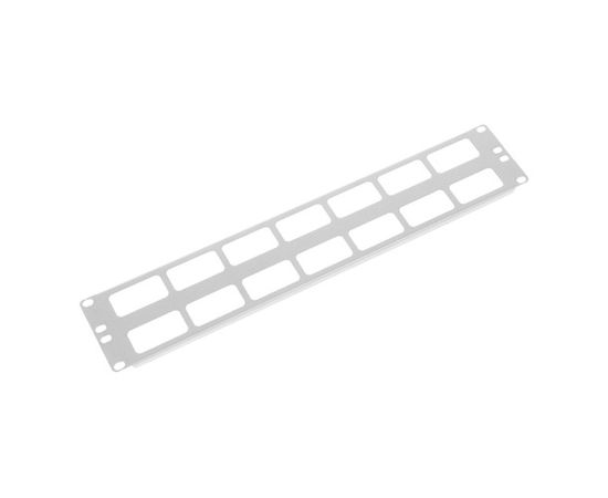  Кабельный органайзер Горизонтальный ЦМО ГКО-О-2 двухсторонний окна 2U шир.:19" 