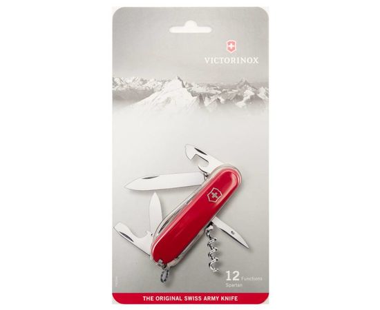 Нож перочинный Victorinox Spartan (1.3603.B1) 91мм 12функций красный блистер 
