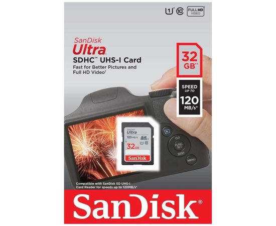  Карта памяти SanDisk 32GB SDSDUN4-032G-GN6IN 