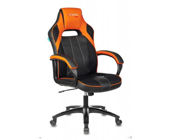  Кресло игровое Бюрократ Viking 2 Aero Orange черный/оранжевый искусст.кожа/ткань 