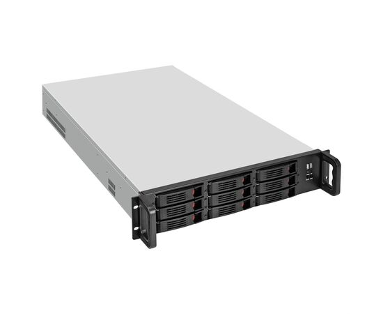  Корпус ExeGate Pro 2U650-HS09 EX292584RUS RM 19", высота 2U, глубина 650, БП 2U-600ADS, 9xHotSwap, 2*USB 