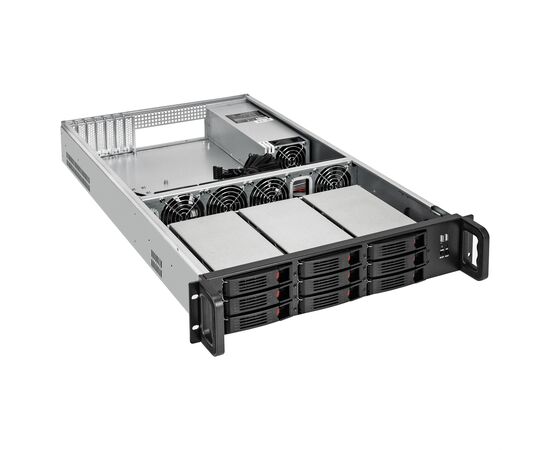  Корпус ExeGate Pro 2U650-HS09 EX292584RUS RM 19", высота 2U, глубина 650, БП 2U-600ADS, 9xHotSwap, 2*USB 