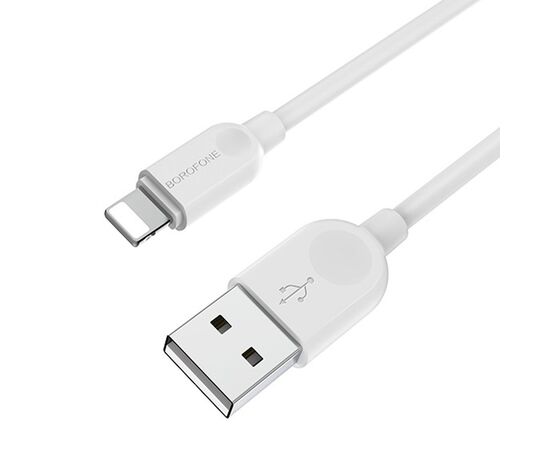  Кабель USB - Apple lightning Borofone BX14 LinkJet, 300 см, (white) 