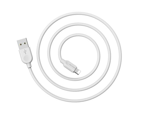  Кабель USB - Apple lightning Borofone BX14 LinkJet, 300 см, (white) 