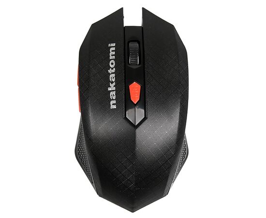  Мышь оптическая беспроводная Nakatomi Navigator MRON-08U (black) 
