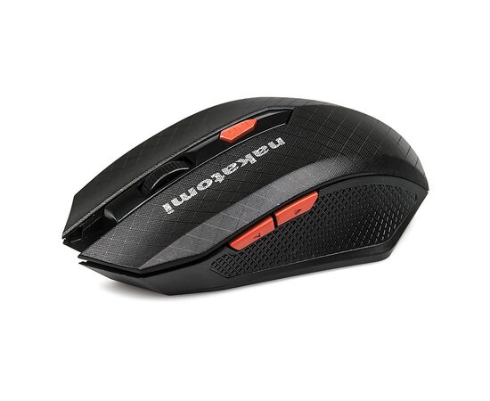  Мышь оптическая беспроводная Nakatomi Navigator MRON-08U (black) 