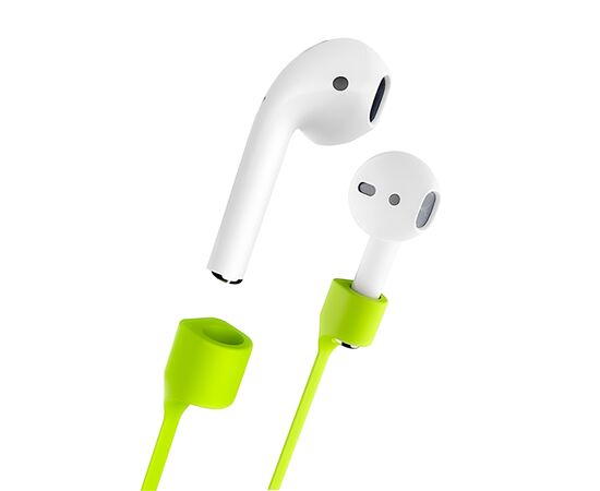  Магнитный силиконовый ремешок для Airpods Red Line, зеленый 