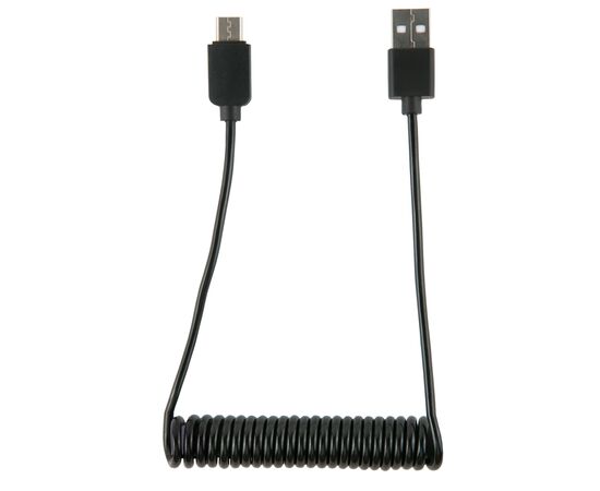  Дата-Кабель Red Line Spiral USB - Type-C, черный 