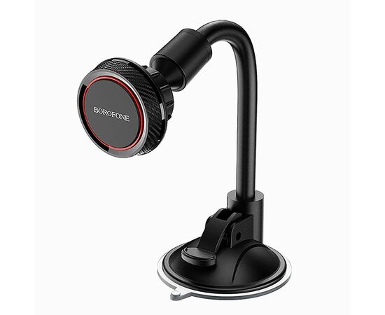 Держатель автомобильный Borofone BH18 Journey series windshield car holder (black/red) 