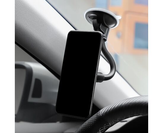  Держатель автомобильный Borofone BH18 Journey series windshield car holder (black/red) 