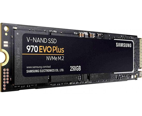 SSD M.2 250GB PCI-E3.0x4 Samsung 970 Evo Plus, box (MZ-V7S250BW) (2280, Samsung Phoenix, 3-bit V-NAND MLC, R/W: up to 3500/2300MB/s, 4KB W: up to 550000 IOPS) 