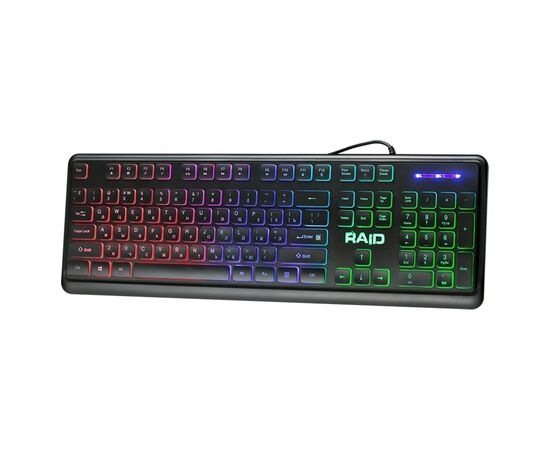  Клавиатура Defender Raid GK-778DL мембранная игровая с подсветкой USB (black) (220007) 