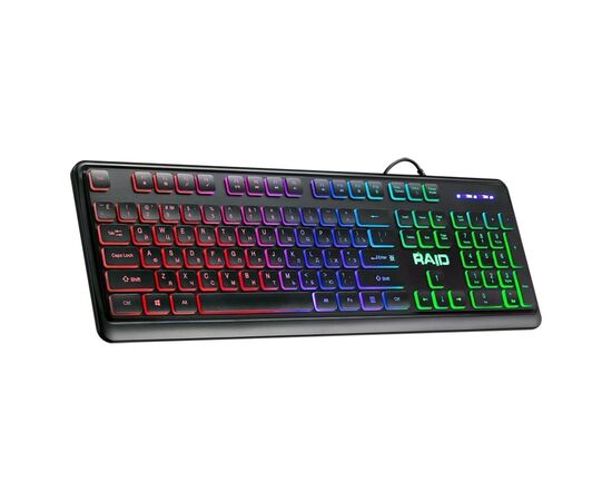  Клавиатура Defender Raid GK-778DL мембранная игровая с подсветкой USB (black) (220007) 