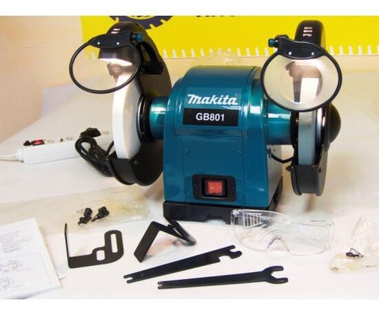  Электроточило Makita GB801 120Вт 2850об/мин d=205мм t=19мм 