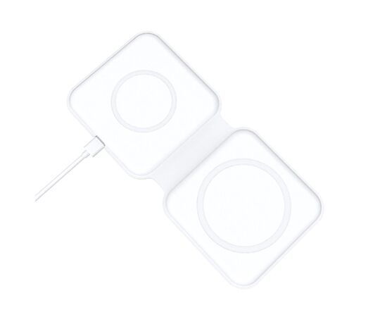  ЗУ Сетевое Беспроводное - D22 SafeMag (складное) 2-in-1 15W (white) (127152) 