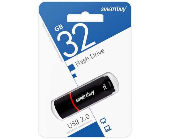  USB  32GB  Smart Buy  Crown  чёрный 