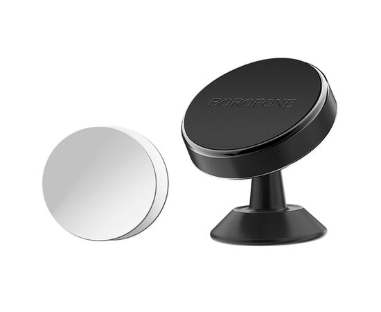  Автомобильный держатель BOROFONE BH5 Platinum, магнитный, на приборную панель, черный 