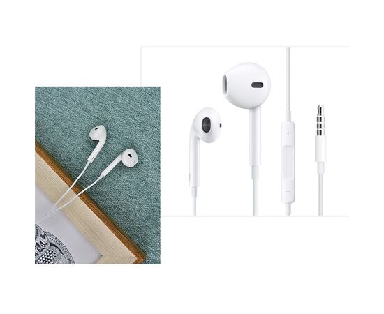  Проводные наушники COTEetCI CS5188, Jack 3.5mm, белый 