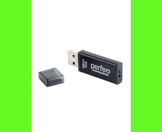  Флешка Perfeo 16GB E03 Чёрная economy series 
