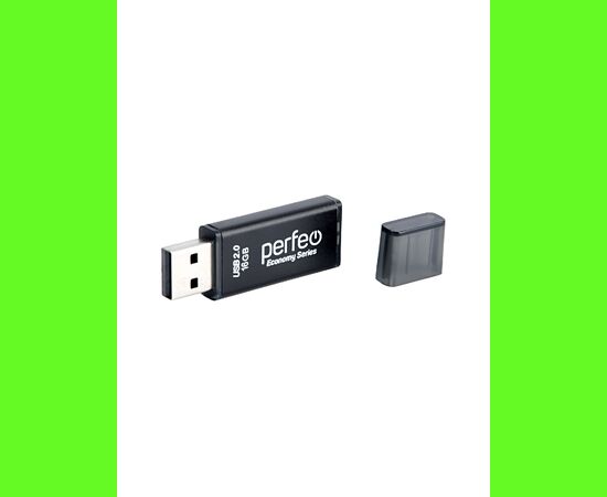  Флешка Perfeo 16GB E03 Чёрная economy series 