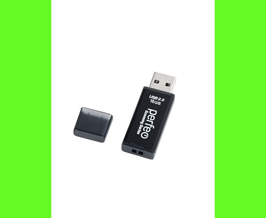  Флешка Perfeo 16GB E03 Чёрная economy series 