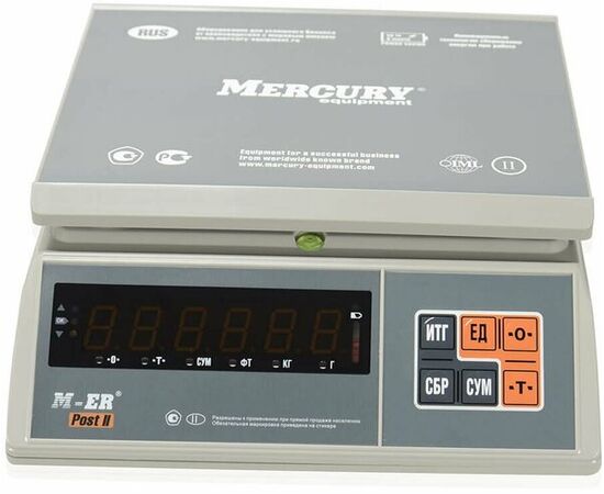  Весы торговые M-ER 326AFU-6.01 (3059) настольные 