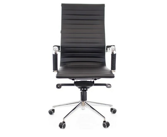  Кресло Everprof Rio M (EC-03Q Leather Black) кожа черный 
