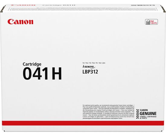  Картридж лазерный Canon 041 H 0453C002 черный (20000стр.) для Canon LBP312x 