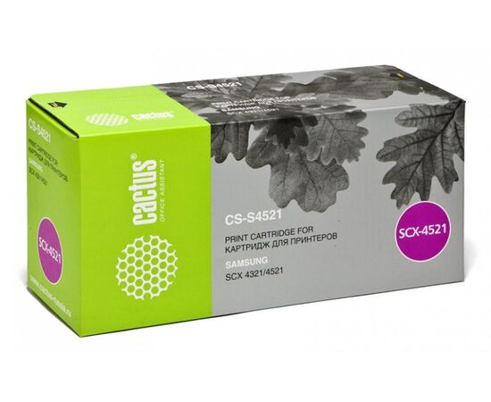  Тонер Картридж Cactus CS-S4521 черный для Samsung SCX-4521F 4321 (3000стр.) 