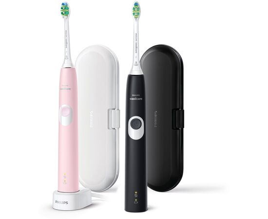  Набор электрических зубных щеток Philips Sonicare ProtectiveClean HX6800/35 черный/розовый 