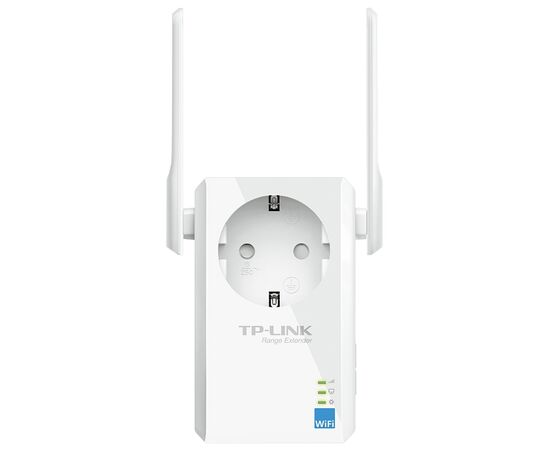  TP-LINK TL-WA860RE, Wi-Fi Усилитель, 300Mbps, со встроенной розеткой, 2.4GHz, 802.11n/g/b, 2 fixed Antennas 