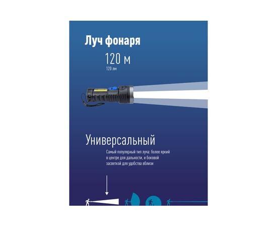  Фонарь ручной КОСМОС KOS115Lit 