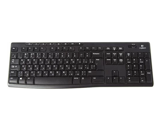  Клавиатура Logitech K270 (920-003058) беспроводная ЛАТИНИЦА (без кириллицы) 