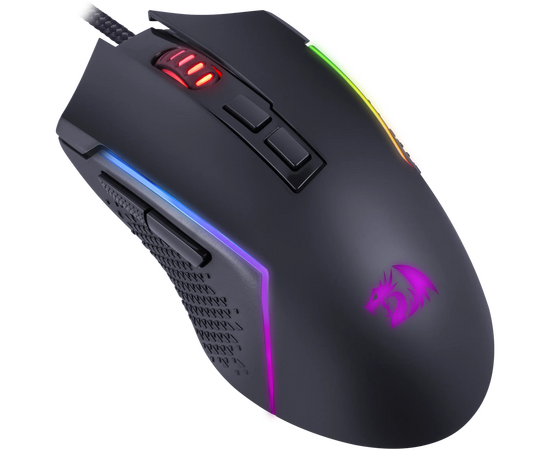  Мышь игровая Redragon Trident Lite черная,RGB,7кн,8000dpi 