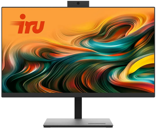  Моноблок IRU Office 23IH6L (2048093) 23.8" Full HD i5 12400 (2.5) 16Gb SSD512Gb UHDG 730 CR Free DOS GbitEth WiFi BT 120W Cam черный 1920x1080 (RUS) 