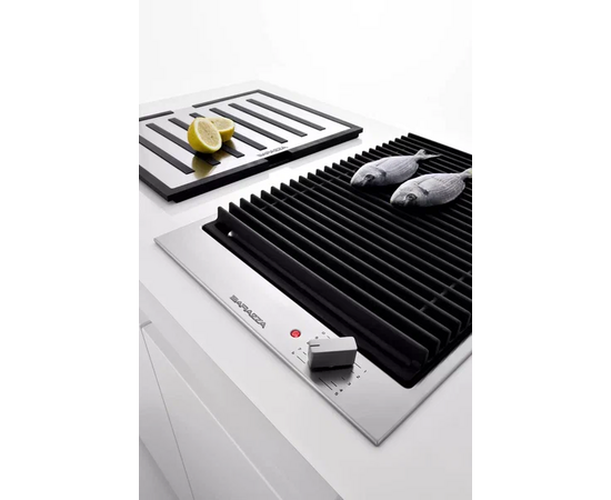  Варочная панель Barazza 1PBFBQ гриль satin stainless steel 
