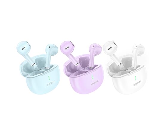  Bluetooth-наушники беспроводные вкладыши Borofone BW33 TWS (Dream Purple) 