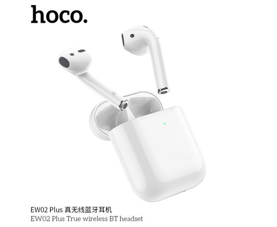  Bluetooth-наушники беспроводные вкладыши Hoco EW02 TWS (White) 