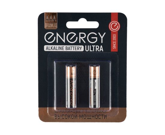  Батарейка алкалиновая Energy Ultra LR03/2B (АAА) 