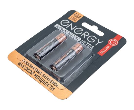  Батарейка алкалиновая Energy Ultra LR03/2B (АAА) 