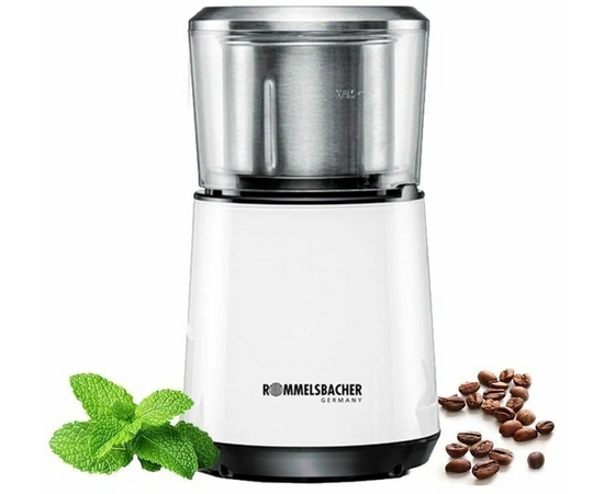  Кофемолка Rommelsbacher EKM 125 белый 