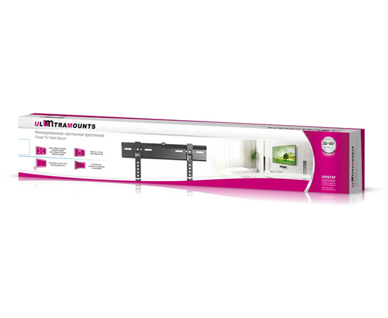  Кронштейн для телевизора Ultramounts UM 816F черный 32"-55" 