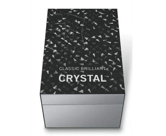  Складной нож Victorinox Classic Brilliant Crystal 0.6221.35, функций 5, 58мм, черный/серебристый, коробка подарочная 