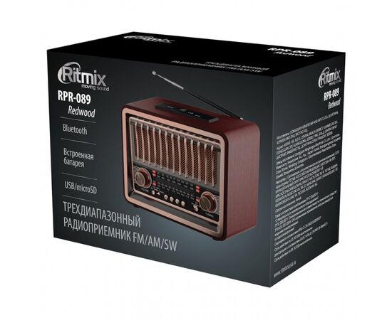  Радиоприёмник RITMIX RPR-089 Redwood 