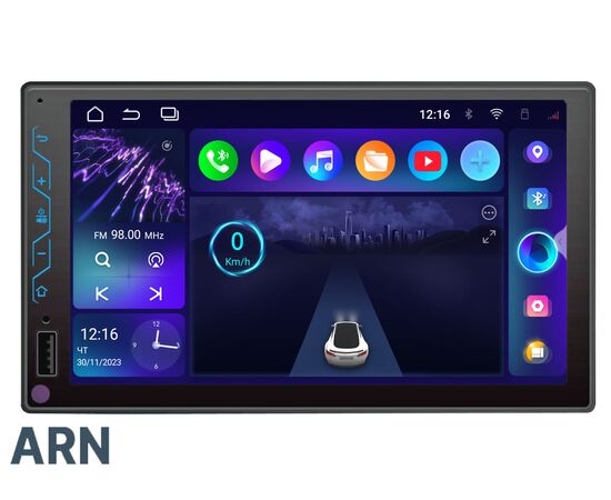  Автомагнитола Incar ARN-7703-4 2DIN 4x50Вт v5.1 USB 2.0 4Mb DSP 7" WiFi 4G 4 