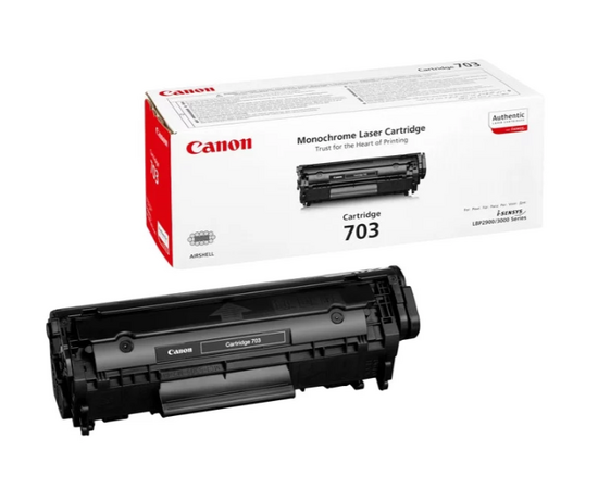  Тонер-картридж Canon 703 (7616A005) Black черный, 2000 стр, для LBP-2900/3000 