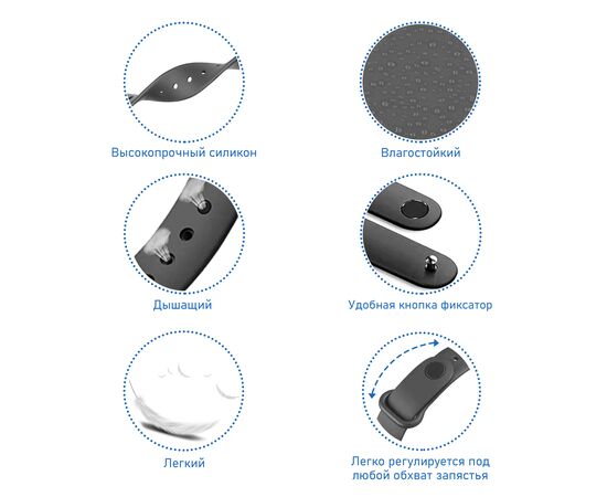  Ремешок силиконовый Great Case Sport для Xiaomi Mi Band 5/6/7, 250мм, на кнопке, желтый (23) 
