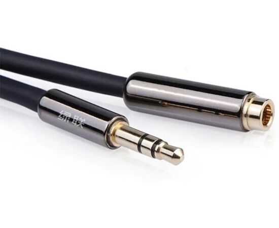 Кабель UGREEN AV118 10594 3.5mm Male to 3.5mm Female Extension Cable 2m Black 
