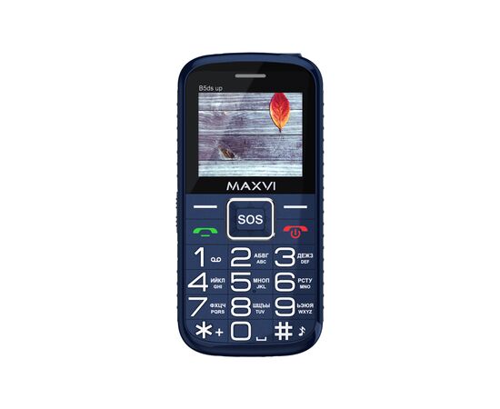  Мобильный телефон MAXVI B5ds up Blue 